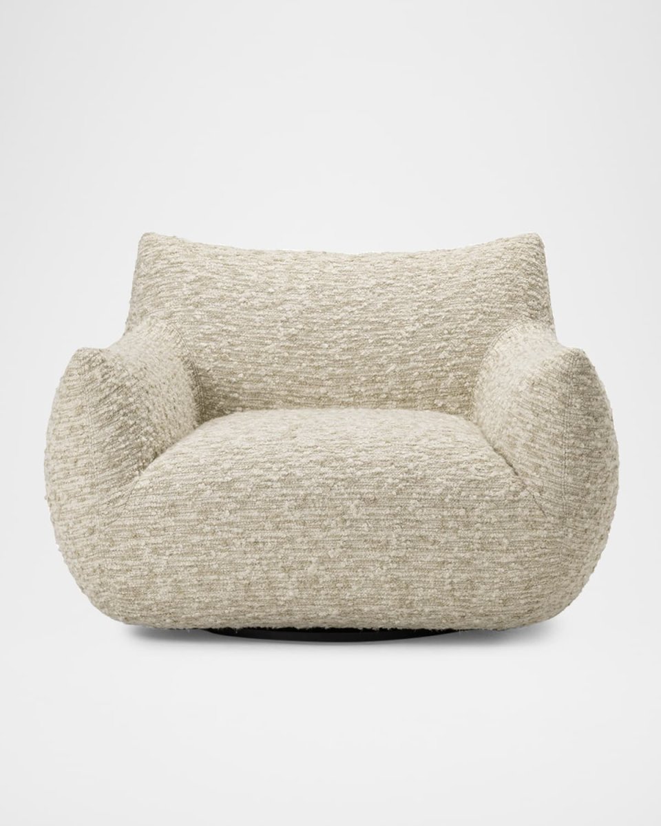 Margot Boucle Swivel Chair